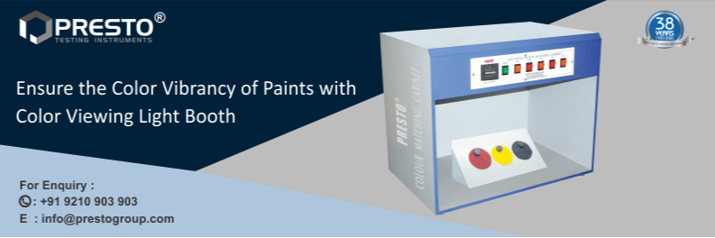 Ensure The Color Vibrancy Of Paints With Color Viewing Light Booth